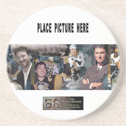 Dessous de verre de mosaïque de Mario avec la (Devant)