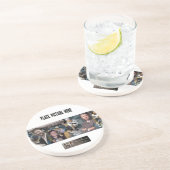 Dessous de verre de mosaïque de Mario avec la (Côté)