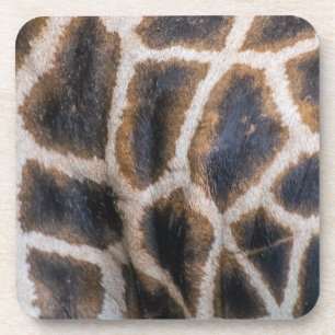 Dessous de verre de motif de peau de girafe