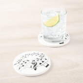 Dessous de verre de musique (Côté)