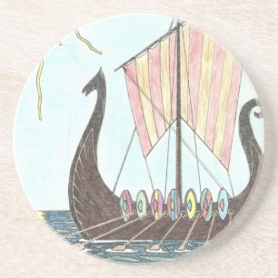 DESSOUS DE VERRE DE NAVIRE VIKING