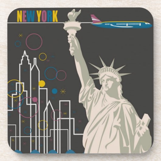 Dessous de verre de New York (Devant)