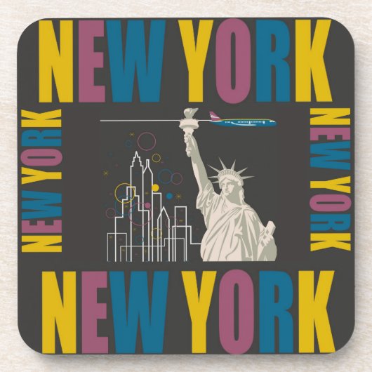 Dessous de verre de New York (Devant)