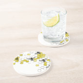 Dessous de verre de nid d'abeilles d'abeille de (Côté)