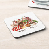 Dessous de verre de Noël (Côté gauche)