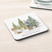 Dessous de verre de Noël (Côté gauche)