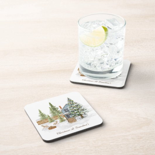 Dessous de verre de Noël (Côté Droit)