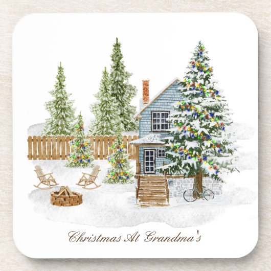 Dessous de verre de Noël (Devant)