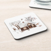 Dessous de verre de Noël (Côté gauche)