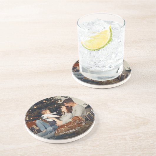 Dessous de verre de Noël (Côté)