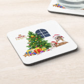 Dessous de verre de Noël (Côté gauche)