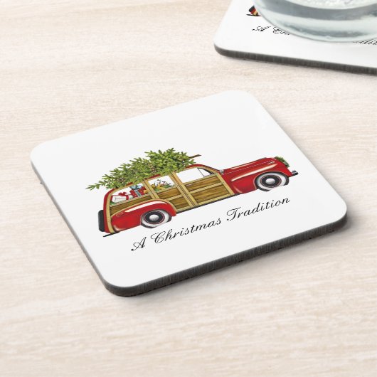 Dessous de verre de Noël (Côté gauche)