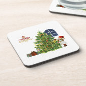 Dessous de verre de Noël (Côté gauche)