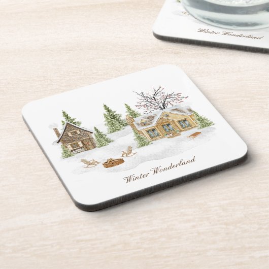 Dessous de verre de Noël (Côté gauche)