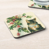 Dessous de verre de Noël de Kitty (Côté gauche)