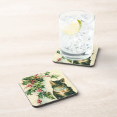 Dessous de verre de Noël de Kitty (Côté Droit)