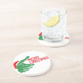 Dessous de verre de noël de l'Alligator (Côté)