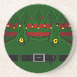 Dessous de verre de Noël Festif Elf Boire des capu