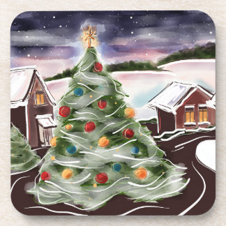 Dessous de verre de Noël (série de six)