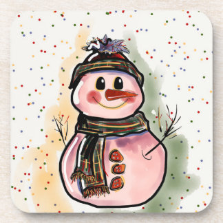 Dessous de verre de Noël Snowman