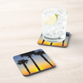 Dessous de verre de palmiers de plage (Côté Droit)