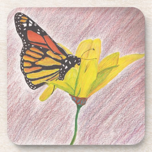 Dessous de verre de papillon (Devant)