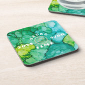 Dessous de verre de Pâques "Fleurs printanières" (Côté gauche)