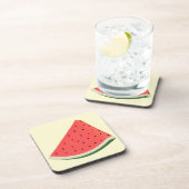 Dessous de verre de pastèques - Vos couleurs (Côté Droit)