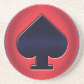 Dessous de verre de pelle (Devant)