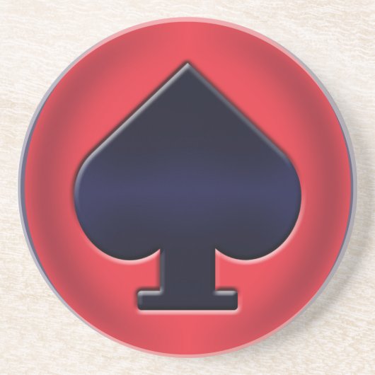 Dessous de verre de pelle (Devant)