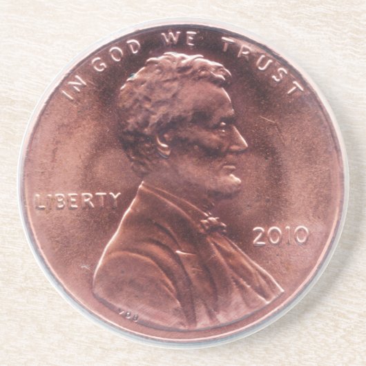Dessous de verre de penny (Devant)