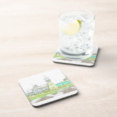 Dessous de verre de phare de Stripe (Côté Droit)