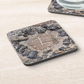 Dessous de verre de photo de pétroglyphe (Côté gauche)