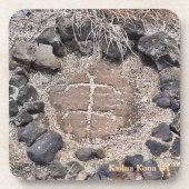 Dessous de verre de photo de pétroglyphe (Devant)