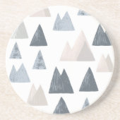 Dessous de verre de pierre de montagne scandinave (Devant)