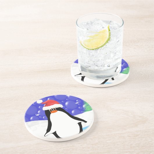 Dessous de verre de pingouins mignons (Côté)
