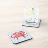 Dessous de verre de pique-nique de crabe de la mer (Côté Droit)