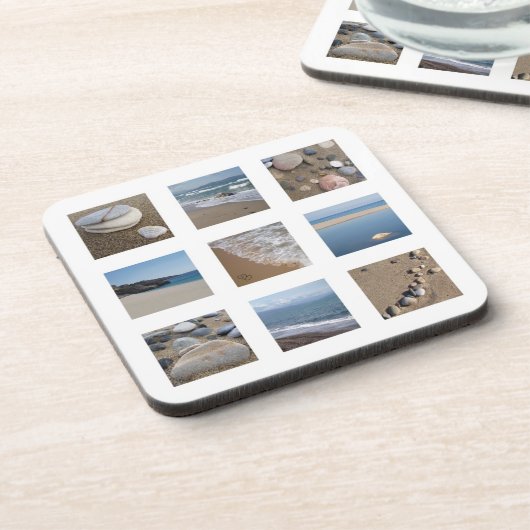 Dessous de verre de plage (Côté gauche)