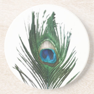 Dessous de verre de plumes de paon défectueux