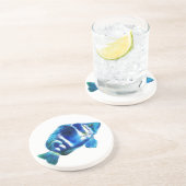 Dessous de verre de poissons d'indigo (Côté)