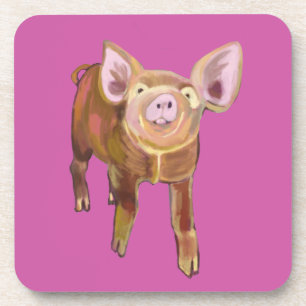 Dessous de verre de porc de pâturage