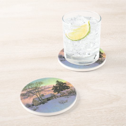 Dessous de verre de postluminescence (Côté)