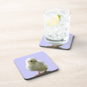 Dessous de verre de poussins à ressort jaune (Côté Droit)