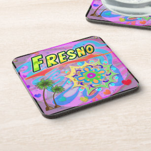 Dessous de verre de progrès réel Fresno
