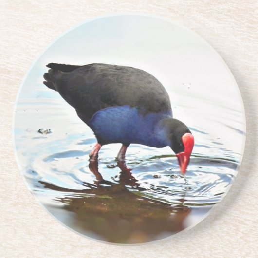 Dessous de verre de Pukeko (Devant)