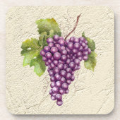 Dessous de verre de raisins texturés (Devant)