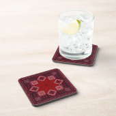 Dessous de verre de Red Tatreez (Côté Droit)