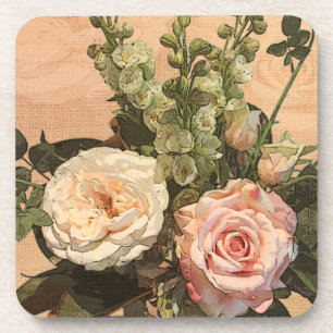 Dessous de verre de rose de pastel