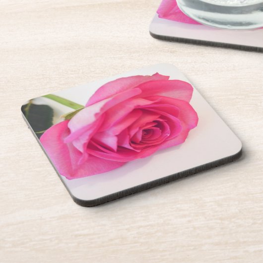 Dessous de verre de rose de rose (Côté gauche)