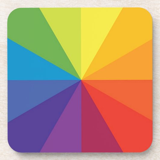 DESSOUS DE VERRE DE ROUE DE COULEUR (Devant)